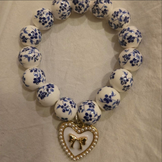 Ceramic Heart Bracelet